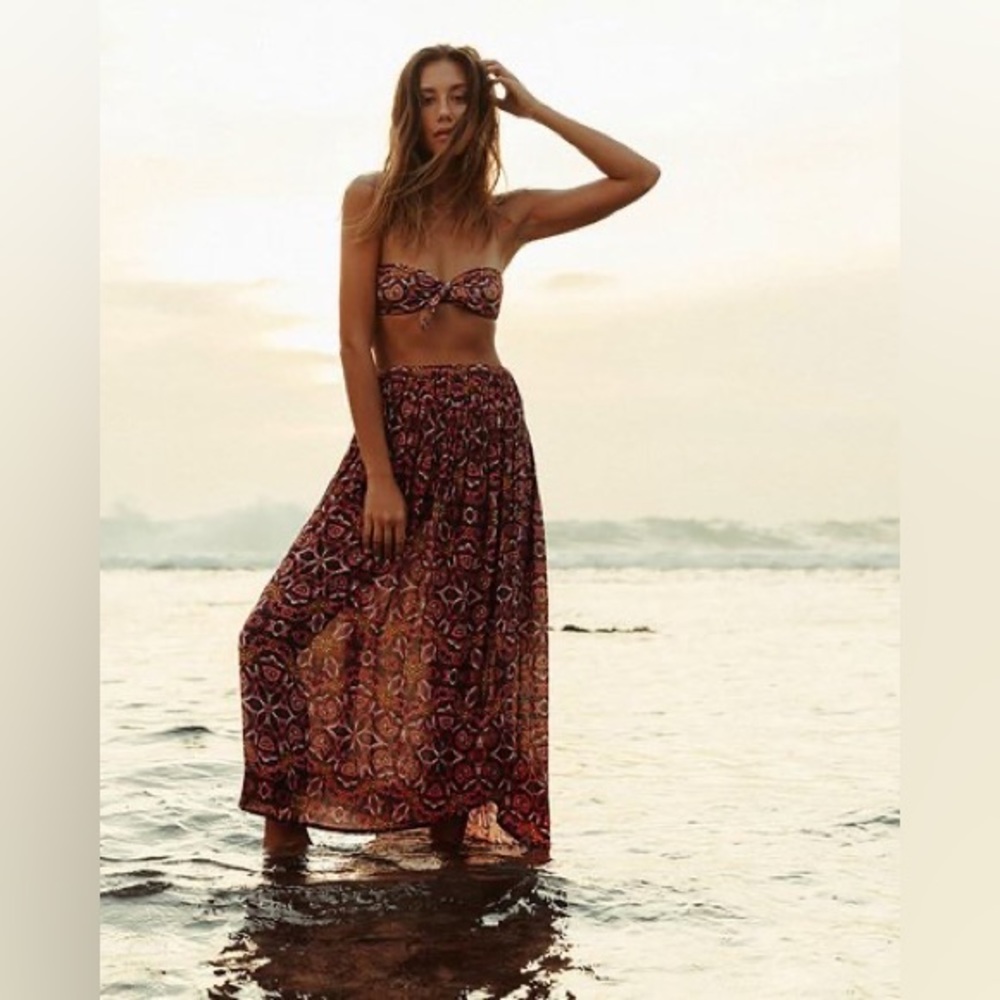 Billabong Sun Safari Boho Maxi Skirt